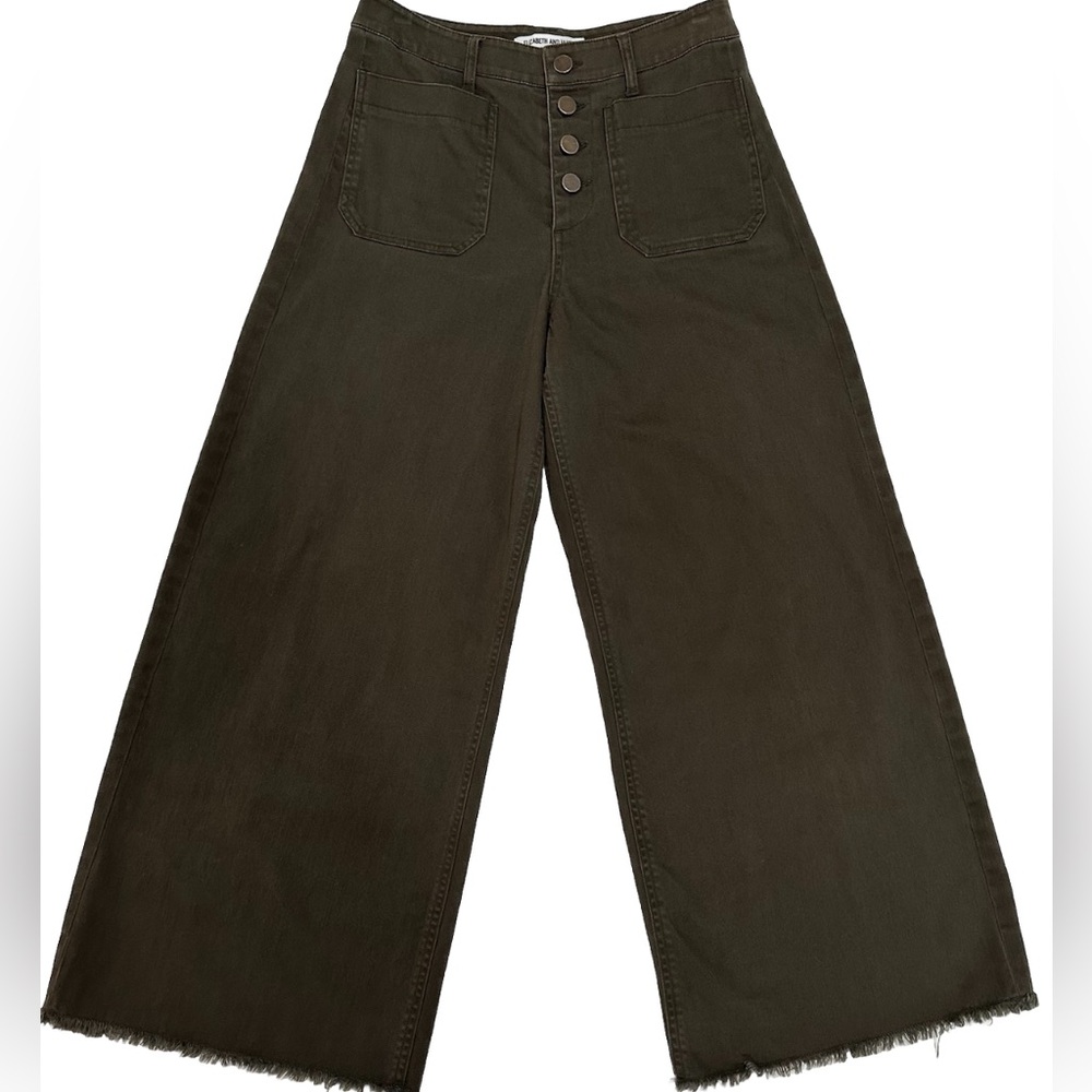 Elizabeth and James Carmine Cropped
Button Fly Wide Leg Jeans Size 26. C… - Picture 3 of 15